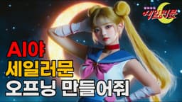 실사판 세일러문 오프닝 / AI 실사화