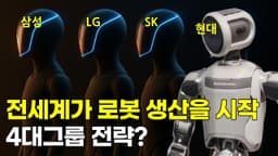 한국 4대 그룹 로봇 전략?