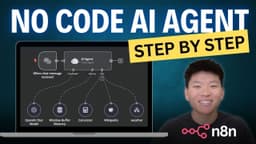 Build your first NO CODE AI Agent in n8n (for beginners)
