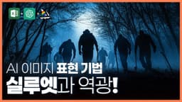 미드저니 프롬프트 표현 기법, '실루엣과 역광' 으로 전문가 수준의 이미지 만들기, 스마트 프롬프트 메이커 포토리 소개 전자책 제공